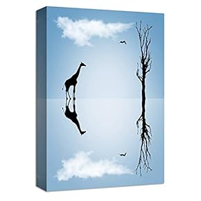 Canvas Wall Art Lonely Animal Painting Artwork...