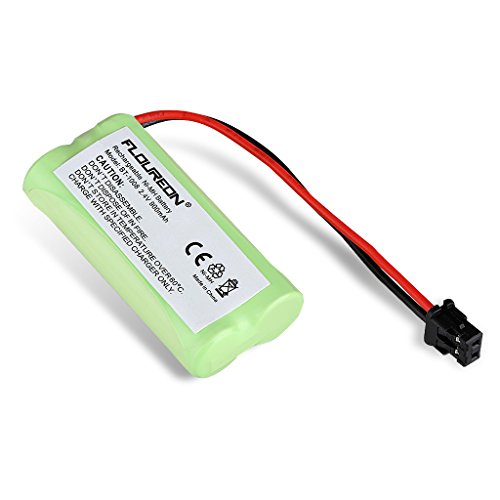 Floureon Rechargeable Cordless Phone Telephone Batteries 2 Packs 2.4V 900mAh Cordless Handset Ni-MH Fruit Green Battery for Uniden BT-1021 BT1021 BT-1008 BT-1016 - Thumbnail 3