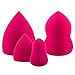 4-pack Makeup Sponge Makeup Blender Foundation Sponge Concealer Sponge Applicator Sponges for BB Cream and Liquid Foundation (Red)