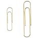 Staples 480112 Jumbo Gold Paper Clips Smooth 100/Pack (32012)
