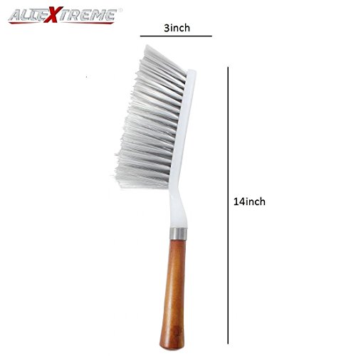 AllExtreme EXCCBR1 Car Cleaning Brush with Hard and Long Bristles for Cars, Mats, Garage Office and Other Households (Color May Vary)