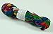 100g Recycled Sari Silk Ribbon Yarn, Jewelry Making Trim - Multicolor