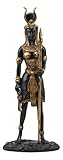 Ebros Egyptian Goddess Hathor Holding Ankh Statue 12.5
