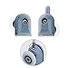 Create idea 8 Pcs Single Shower Door Roller Runners 25mm Upper Bottom Wheels Set
