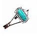 Twilight Bella Bracelet, Casety Retro Flexible Natural Turquoise Silver Plated Zn Alloy Bangle Bracelet