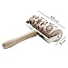 Hand-held Embossed Rolling Pins Christmas Wooden Hand Grip Engraved Rolling Pin for Baking Non-stick Embossed Professional Dough Roller for Cookies with Patterns for Kids and Adults (Snowflake)