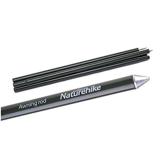 Tentock Aluminium Alloy Tarp Poles Tent Poles Rod Replacement for Tarp Sun Selter Awning Canopy 2pcs/Set - Thumbnail 3