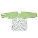Hi Sprout Unisex Infant Toddler Baby Super Waterproof Sleeved Bib, Reusable Bib with Sleeves& Pocket, 12-24 Months (blooming spring)