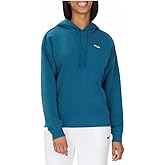 Fila Women's Long Sleeve Fleece Pullover Hoodie (442 Blue Coral, XX-Large)