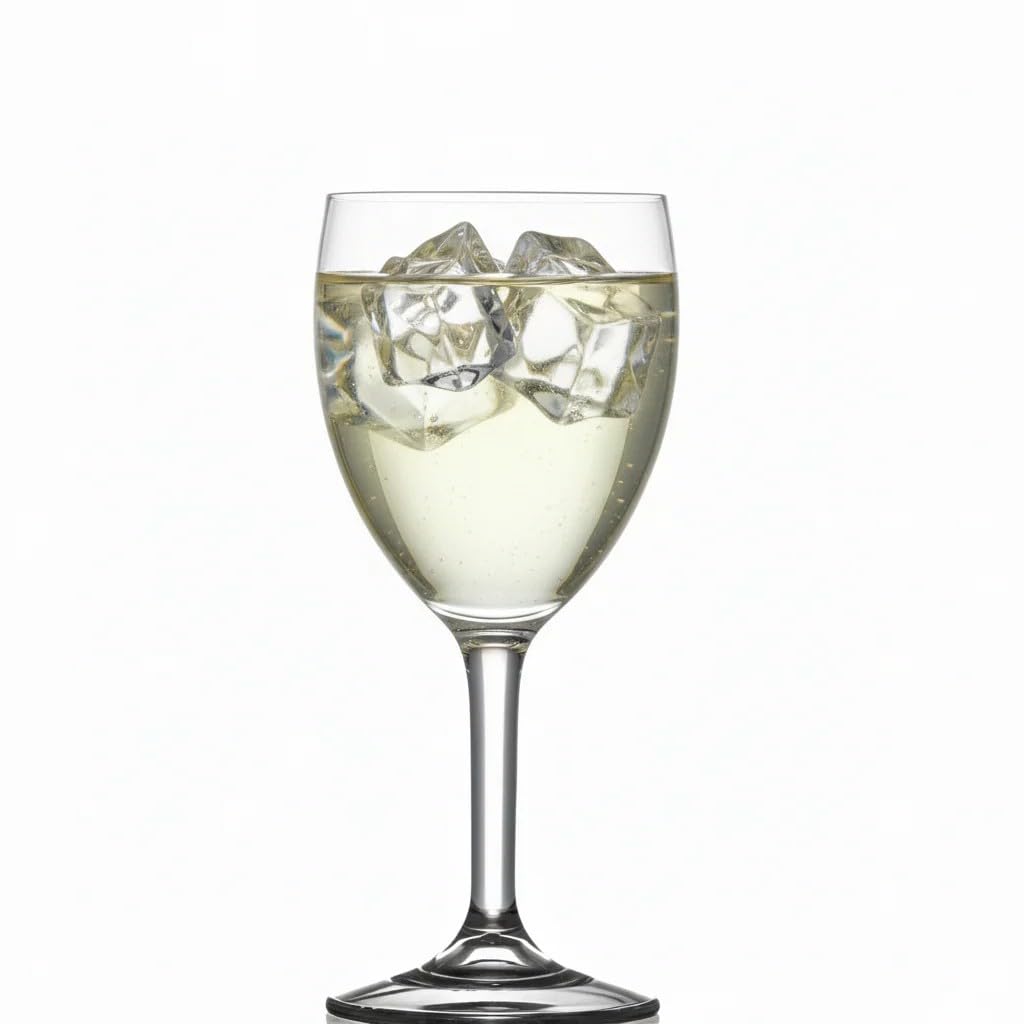 HIEEY Virtually Unbreakable Large Polycarbonate Wine Glass by BB Plastics