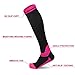 Laneco Compression Socks for Women & Men (2 Pairs), Graduated Compression Sock 20-30 mmHg for Nurses, Running, Maternity Pregnancy, Athletic Sports, Flight Travel, Shin Splints, Edema, Varicose Veins