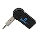 Sikye Wireless Bluetooth Music Receiver 3.5mm Adapter, Car Aux Audio Stereo Receiver Adapter+Mic For PC