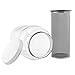 Solstice One Gallon Cold Brew Coffee Maker, Stainless Steel Fine Mesh Filter & Glass Gallon Jar w/Lid (Filter & Jar)