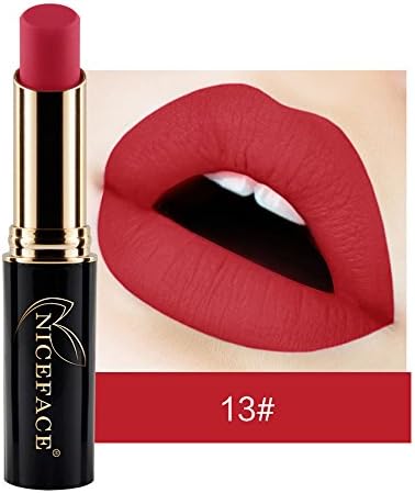 Lipsticks,Bestoppen New Lip Lingerie Matte Liquid Lipstick Waterproof Lip Gloss Makeup 12 Shades (A)