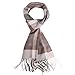 SAFERIN Men Winter Plaid Soft Elegant Cashmere Feel Wrap Scarf…