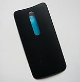 Building DIY Yourself Back Rear Housing Battery Door Cover Panel + Adhesive Glue Tape For Moto X Style (Moto X Pure Edition) (Black)