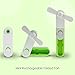 LINGSFIRE Handheld Fan Mini USB Portable Fan Rechargeable Personal Fan Desktop Fan Outdoor Fan for Home and Travel - USB Powered, 2 Speeds Pocket Fan (Green)
