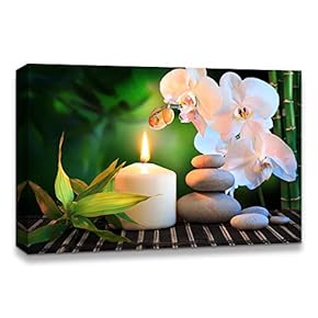 Christmas Candles for Celebration Painting Artwork for Home Framed