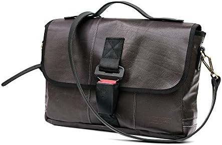 Messenger Briefcase DR092 made from the Interior of a 1997 BMW 528i