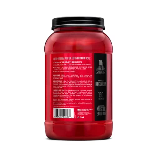 BSN SYNTHA6 Whey Protein Powder, Vanilla Protein Powder with Micellar