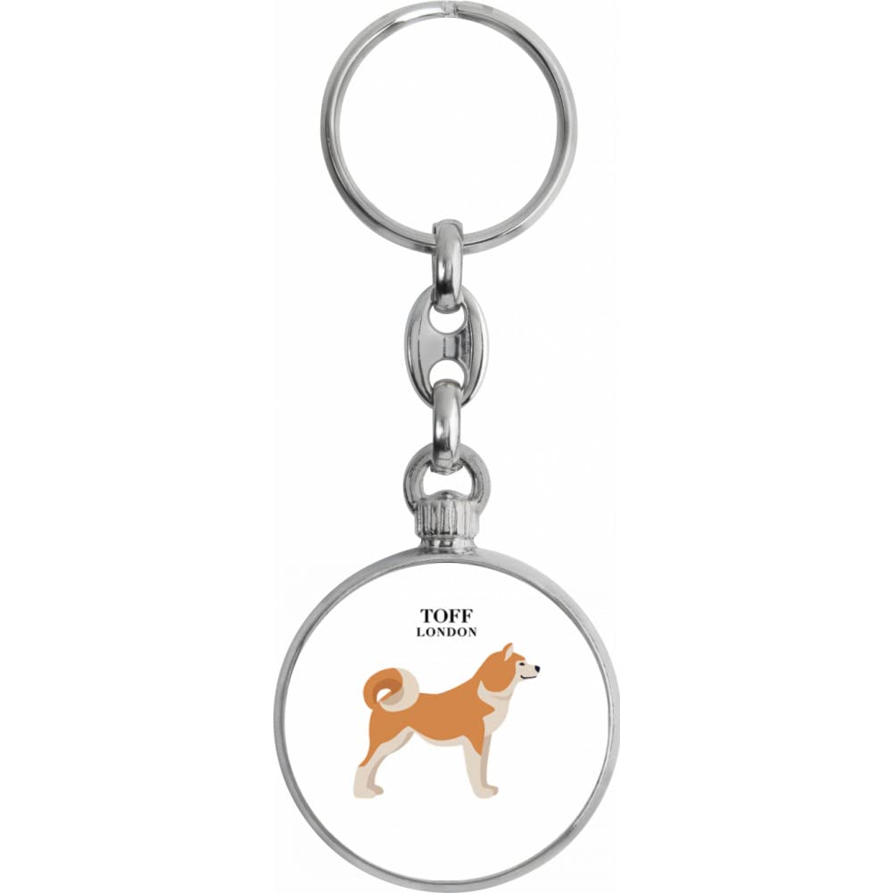 Toff London Akita Inu Dog Keyring