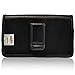 Turtleback Holster Made for Apple iPhone 6 6S with OB Commuter case Black Belt Case Leather Pouch with Executive Belt Clip Horizontal