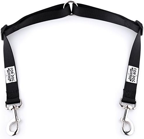 Dog Leash No Tangle Premium Durable Coupler Dual Double Two Dogs Walker and Trainer Adjustable 16”- 24” Splitter Lead – Best Quality