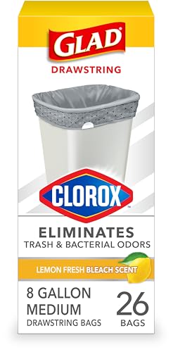 Glad 8 Gallon Lemon Fresh Trash Bags