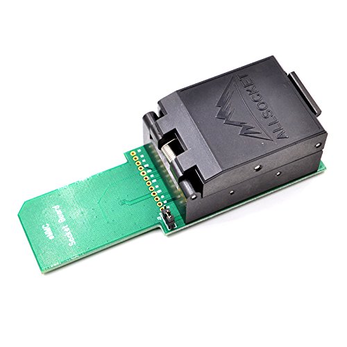 MOBILE DATA Recovery REPAIR KIT,ALLSOCKET eMMC169/153 IC Reader with SD Interface BGA169/153 Adapter[IC Size 11.5x13mm] NAND FLASH Memory Date extractor SMS/Contacts/Photos/Music/Video Date Retrieval