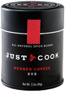 ORGANIC Gourmet Herbed Coffee Blend - Just Cook 3.2 oz. – NON-IRRADIATED, GLUTEN-FREE, PALEO-FRIENDLY &amp; VEGAN | Rich coffee paired with oregano, cumin and chipotle add a new dimension to any meat!