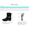 VJH-confort-Womens-Mid-Calf-BootRound-Toe-Low-Heel-Comfort-Slouchy-Bootie-with-Side-Zipper-Buckle-Strap