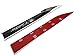 Deselen - EBS-BT01 - Cadillac Emblem Chrome Motion Blade Side Mark Metal Lappet Decals Labeling Car Stickers for Escalade ATS SRX XTS CTS, Pack of 2