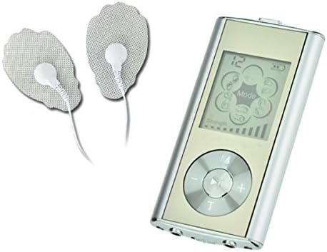 Sunmas SM9128 TENS/EMS Massager Electronic Pulse Massage Unit-silver