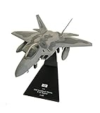 Lockheed Martin F-22 Raptor diecast 1:100 model (Amercom SL-40)