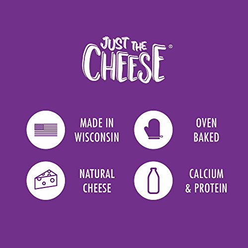 Just the Cheese Minis, Low Carb Snack Baked Keto Snack, High Protein