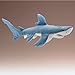 Blue Shark Plush Toy By Wildlife Artists