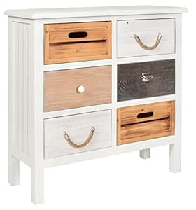 Cómoda en estilo de la alquería para baño, pasillo, Estantería Aparador