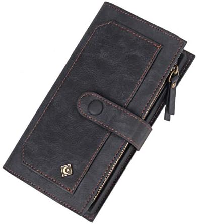 Flip Case for Samsung Galaxy Note 9, Detachable PC Leather Wallet with Card Slots and TPU Bumper within[Works With Magnetic Car Mount], Magnetic Closure Cover for Samsung Galaxy Note 9 (Black)