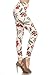 Leggings Depot High Waisted Checkered & Animal Print Leggings for Women-Full Length-R587, Dragonfly Garden, Plus Size