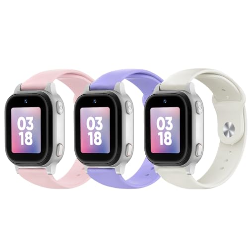 NewJourney Silicone Bands Compatible with AT&T amiGO Jr Watch, Soft Silicone Sport Replacement Band for Kids