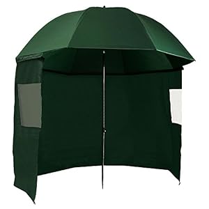 Campfeuer – Parapluie De Pêche 240 Cm, Parapluie De Pêche Avec Coupe-vent Et Pinces, As1