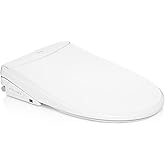 Brondell T44-RW Swash Thinline Electric Bidet Toilet Seat with Oscillating Stainless Steel Nozzle, T44-Thinline