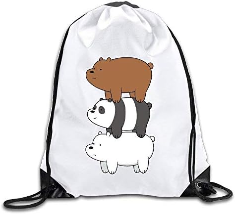Undaglin We Bare Bears Best Friend String Drawstring Bag Backpack