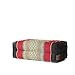 Zafuko Yoga, Meditation, Kundalini and Pilates Cushion (Zafu) Block, Bolster, Floor Pillow, Prop 100% Organic Kapok Fiber Filling – Small Block (Black & Red)
