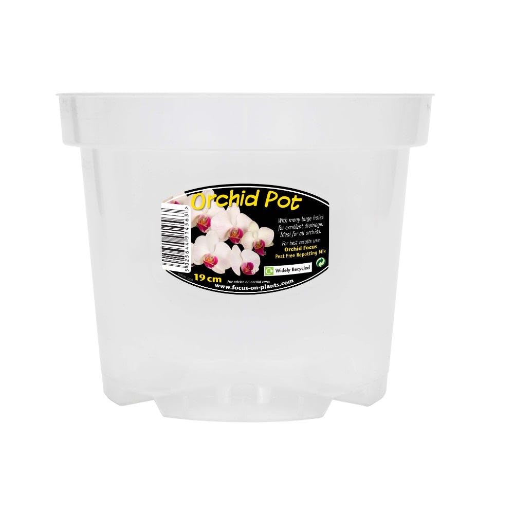 Growth Technology POCL19M Recycled Plastic Orchid Pot 19CM
