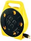 Bayco SL-755 25-Foot Cord Reel with 4 Outlets
