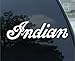 INDIAN Motorcycle SIGN, WHITE Vinyl Sticker/Decal ON SALE TODAY!!!