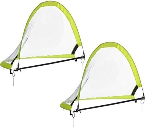 6 Footer POP UP Portable Training Soccer Goal Flash Green (2 Goals / Bag)