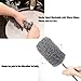 Microfiber Feather Duster with Telescoping Extension Pole/Hypoallergenic Dust Cleaner/Bendable Flexible Cleaning Head/Extendable Tool for Ceiling Fan,Gap… (Black)