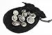 11 Pieces Vintage Antique Dark Silver Metal Blazer Button Set - King's Crowned, Vine - for Blazer, Suits, Sport Coat, Uniform, Jacket